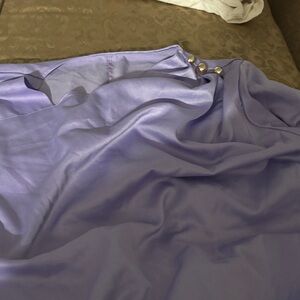 SHEIN Lavender Top with Pearl Details